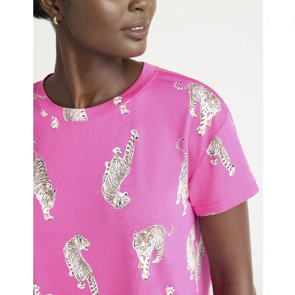 Women’s Ultra Soft Short Sleeve Pajama Lounge Sleep 2, 2-Piece Sets Size S - Picture 10 of 14